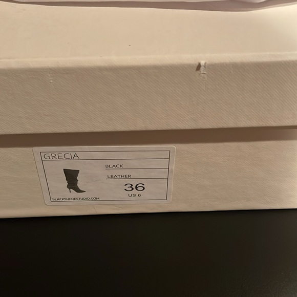 Black Suede Studio Grecia boots - Picture 6 of 6
